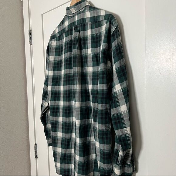 Ralph Lauren Shirt Mens Sz M Green Blaire Plaid Button Down Long Sleeve Cotton - Picture 8 of 12